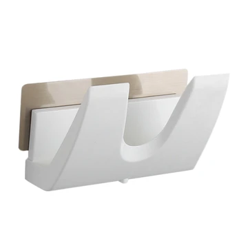 

Kitchen Lid Finishing Rack Punch-Free Wall-Mounted Lid Rack ABS Single-Layer Cutting Board Storage Rack