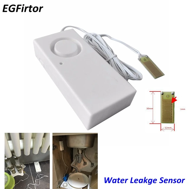 Home Alarm Water Leakage Alarm Detector 110dB Independent Water Leak Sensor Detection Flood Alert Overflow Security Alarm System 2