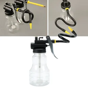 

New High-pressure Machine Oil Pot Washer With 25CM Flexible Hose Transparent Oil Pot Pump Tiler Non-deformation Hard Thick Pot