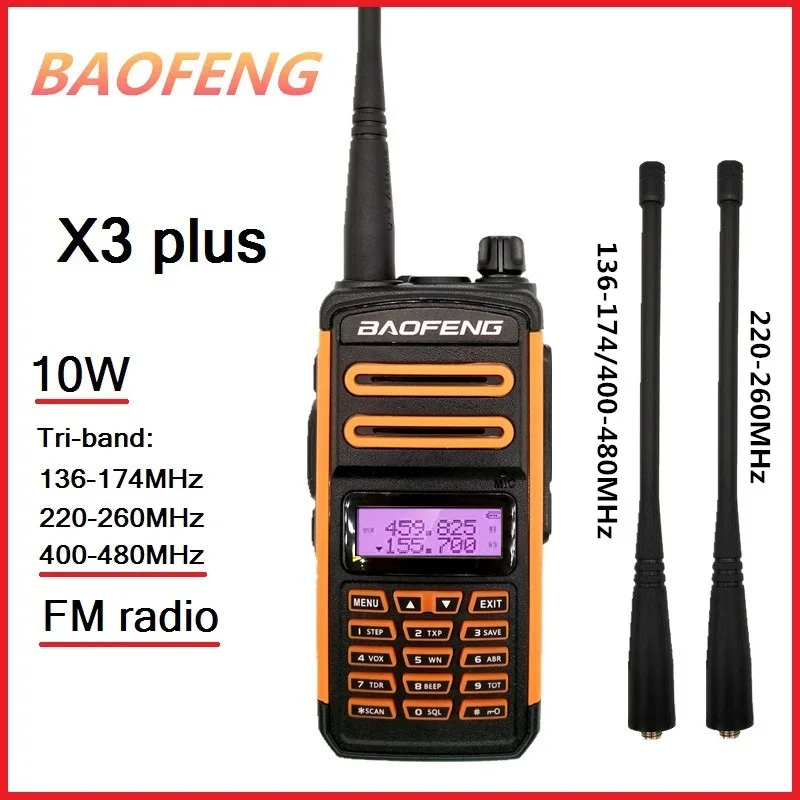 Baofeng 10w Radio Walkie Talkie Baofeng 10w Tri Band Baofeng