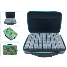 40/54 Bottles Square Diamond Painting Accessories Container Storage Bag Carry Case Sticker Box Convenience Bead Mural Tools