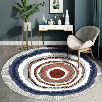 

Annual Ring Round Carpet Living Room Home Bedroom Round Rug Computer Chair Floor Mat Nordic Sofa Coffee Table Rugs And Carpets