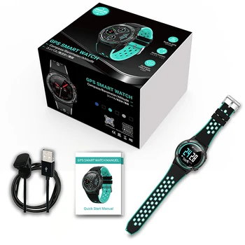 

2020 GPS M6 Smart watch men 1.3 inch 360mAh Bluetooth call compass Barometer Geomagnetic induction Gyro outdoor smartwatch