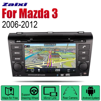 

ZaiXi Android Car Radio Stereo GPS Navigation For Mazda 3 2006~2012 Bluetooth wifi 2din Car Radio Stereo Multimedia Player Audio