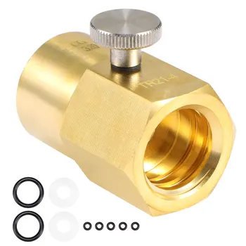 

Co2 Tank Adapter Soda Cylinder Stream Thread Converts Adapter Home Brew G1/2-14,T21-4 ,W21.8-14 Transform Each Other