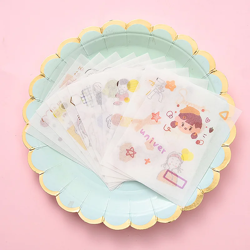 

Small fresh creative DIY diary decorative notebook stickers stickers and paper stickers set of 25
