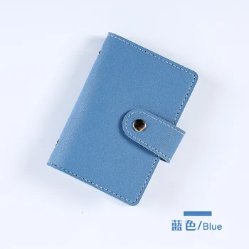 

2020 Fashion PU Leather Bank Card Bag Credit Business Card ID Holders Case 26Slots Wallet Portable Money Driver's License Clip