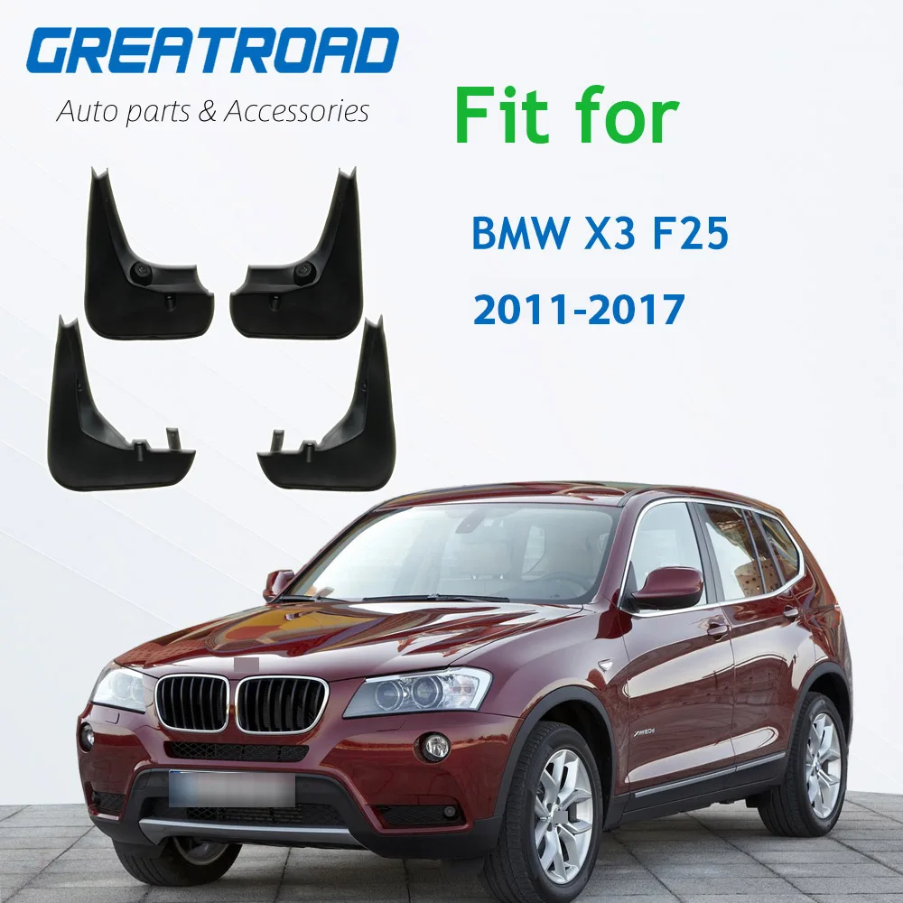 Guardabarros coche para BMW X3, F25, 2011-2017, accesorios, 2012, 13, 14, 2015, 2016, 4 Uds. - AliExpress Automóviles