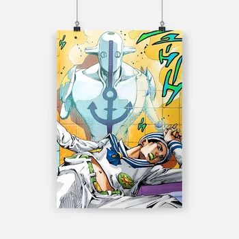

Josuke Higashikata JoJolion Anime Canvas Poster Wooden Frame Painting Wall Art Decor Room Study Home Framed Decoration Prints