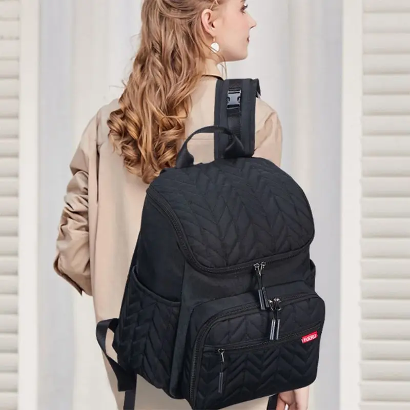

Maternity Nappy Baby Diaper Bag Multi-Function Mummy Bags Travel Backpack with Changing Pad