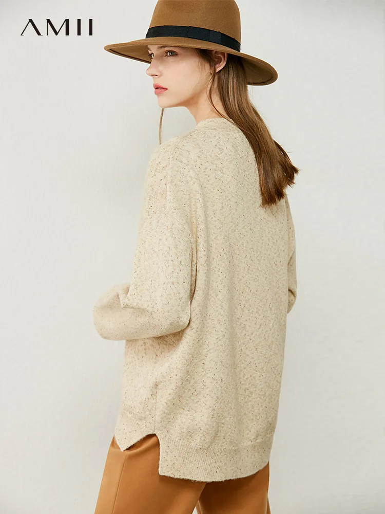 Amii Minimalism Autumn Winter Sweaters For Women