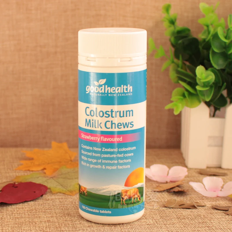 Хорошее здоровье жевательный цветной клубничный вкус 150 таблеток IgG протеин