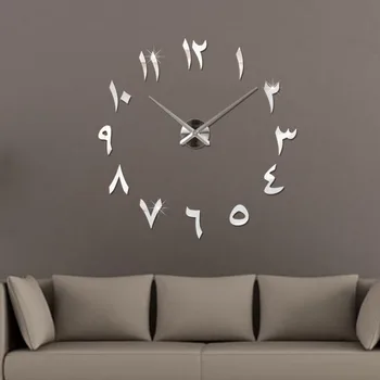 

Creative 3D Wall Clock Modern Design Wall Clocks DIY Wall Sticker Unique Gift For Home Decoration Wall Clocks