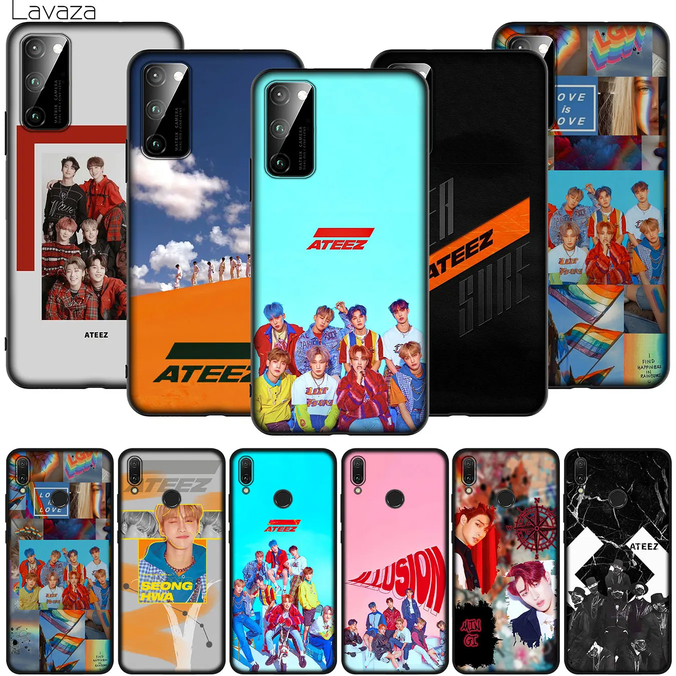 Жесткий чехол для телефона ATEEZ KPOP iPhone XR X XS 11 Pro Max 10 7 8 6 6S 5 5S SE 4S 4 |