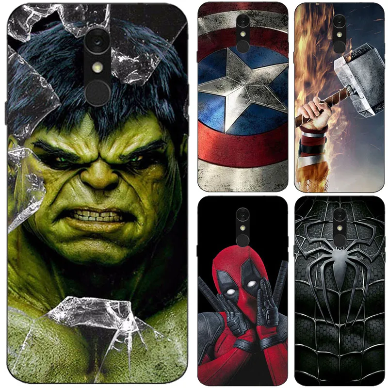

Superhero Phone Case Cover For LG K50 K40 K9 K8 K30 K20 2019 2018 Aristo 3 2 Superman Back Cover For LG Q60 Q8 Q7 Q6 Fundas