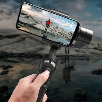 

3-axis Flexible Handheld PTZ Stabilizer Multi-function Smart Shooting PTZ Mobile Phone Holder for Samsung iPhone
