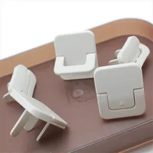 10 шт./партия Детская безопасность регулируемая ручка Детская анти-шоковая безопасная розетка Защитная крышка для розетки с 2 отверстиями