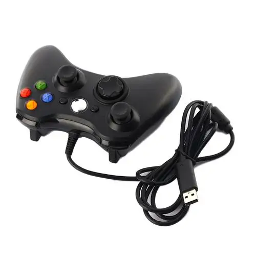 USB проводной джойстик игровой контроллер геймпад для контроллер для компьютерных игр для microsoft Xbox и тонкий 360 для Windows 7 джойстик Прямая