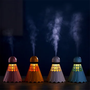 

Badminton Breathing Night Light Humidifier New USB Powered Mini Car Humidifier Ultrasonic Air Humidification Home Decor Kid Gift