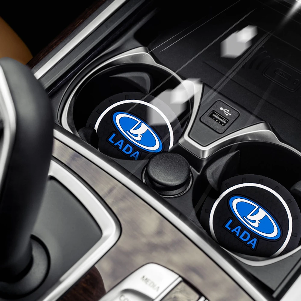 2pcs-72mm-2-83-inch-Car-Coaster-Water-Cup-Slot-Non-Slip-Mat-Pad-For-lada (3)