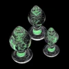 20-35mm Luminous Butt Plug Glass Anal Beads For Women Dildos Female Masturbator Sex Toys Adult Men Couple Games Erotic Products 1