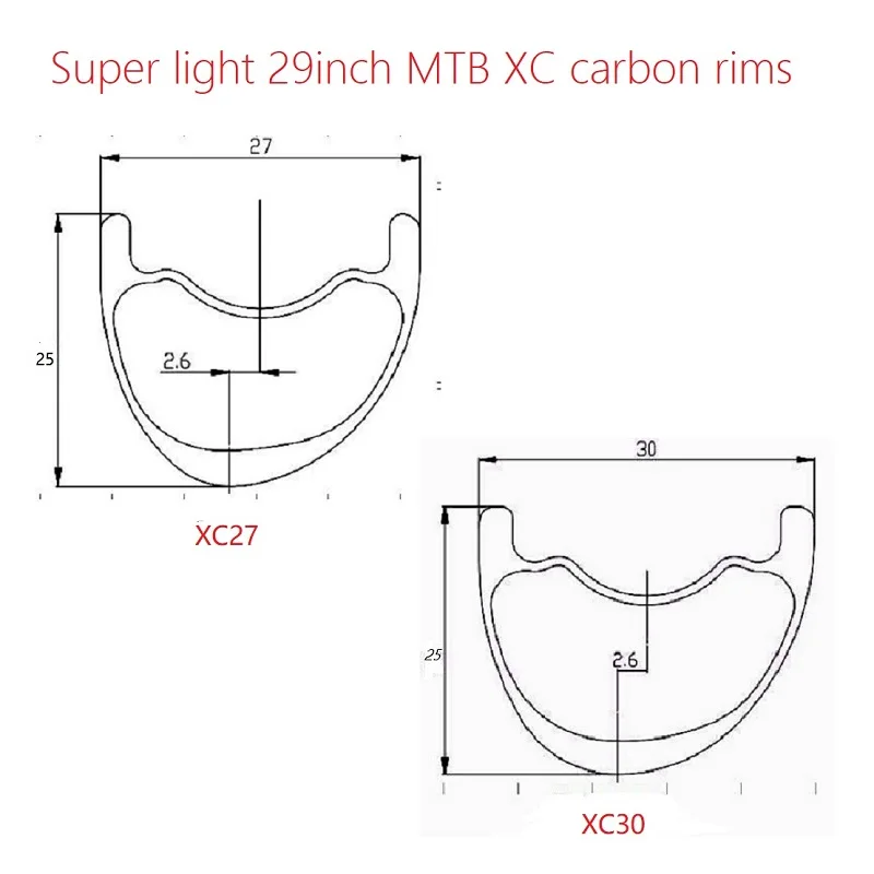 T800 супер светильник 1150g, 29er MTB XC карбоновые колеса, Novatec 411/412 дисковые тормозные втулки, 29 дюймов колеса, 27 мм/30 мм бескамерные готовые обода