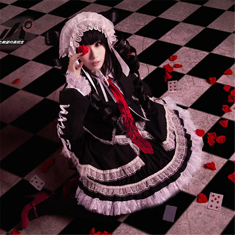 Женский костюм для косплея Game DanganRonpa Celestia Ludenberg|Игровые костюмы| |