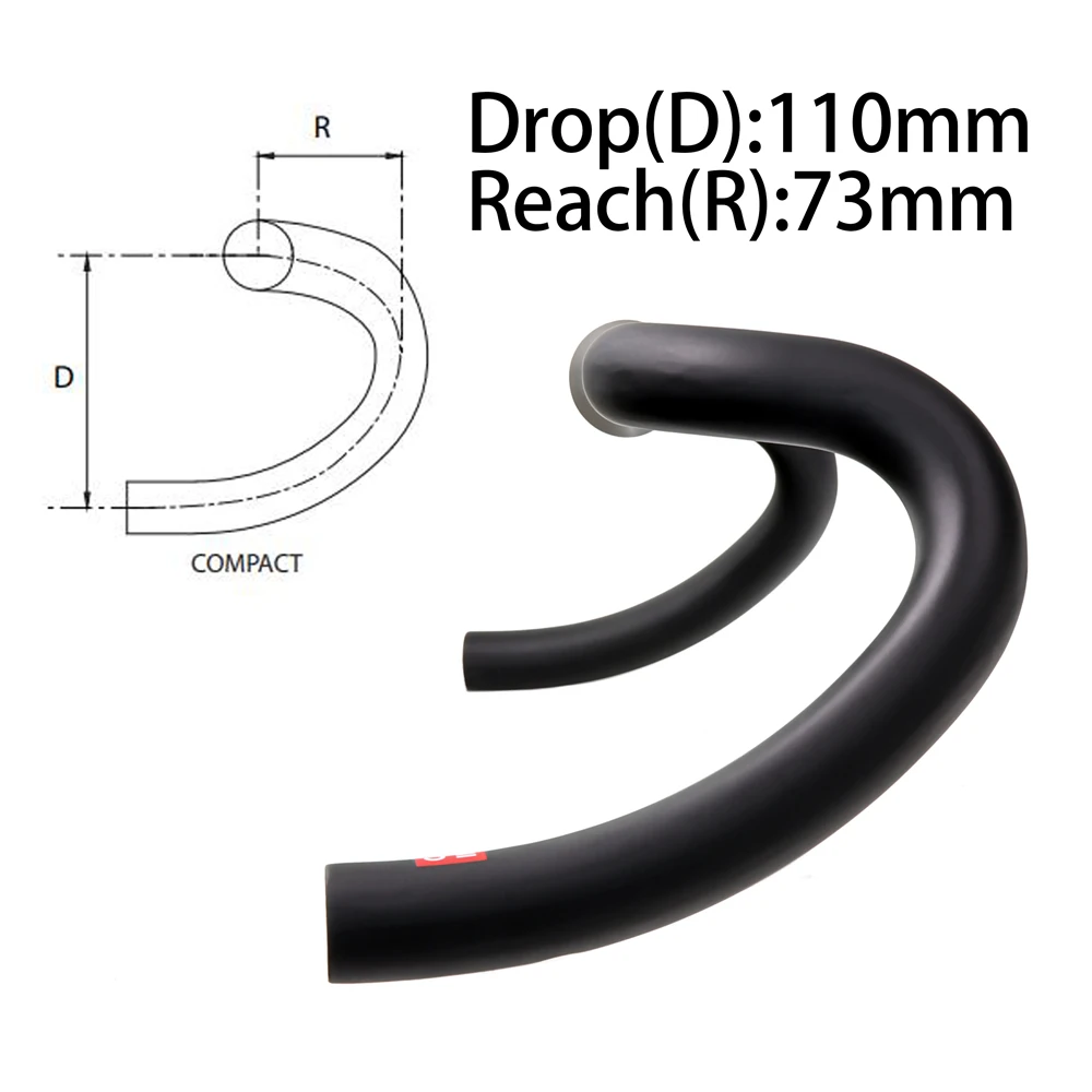 Carbon Gravel handlebar Big Flare Bar Cyclocross 3