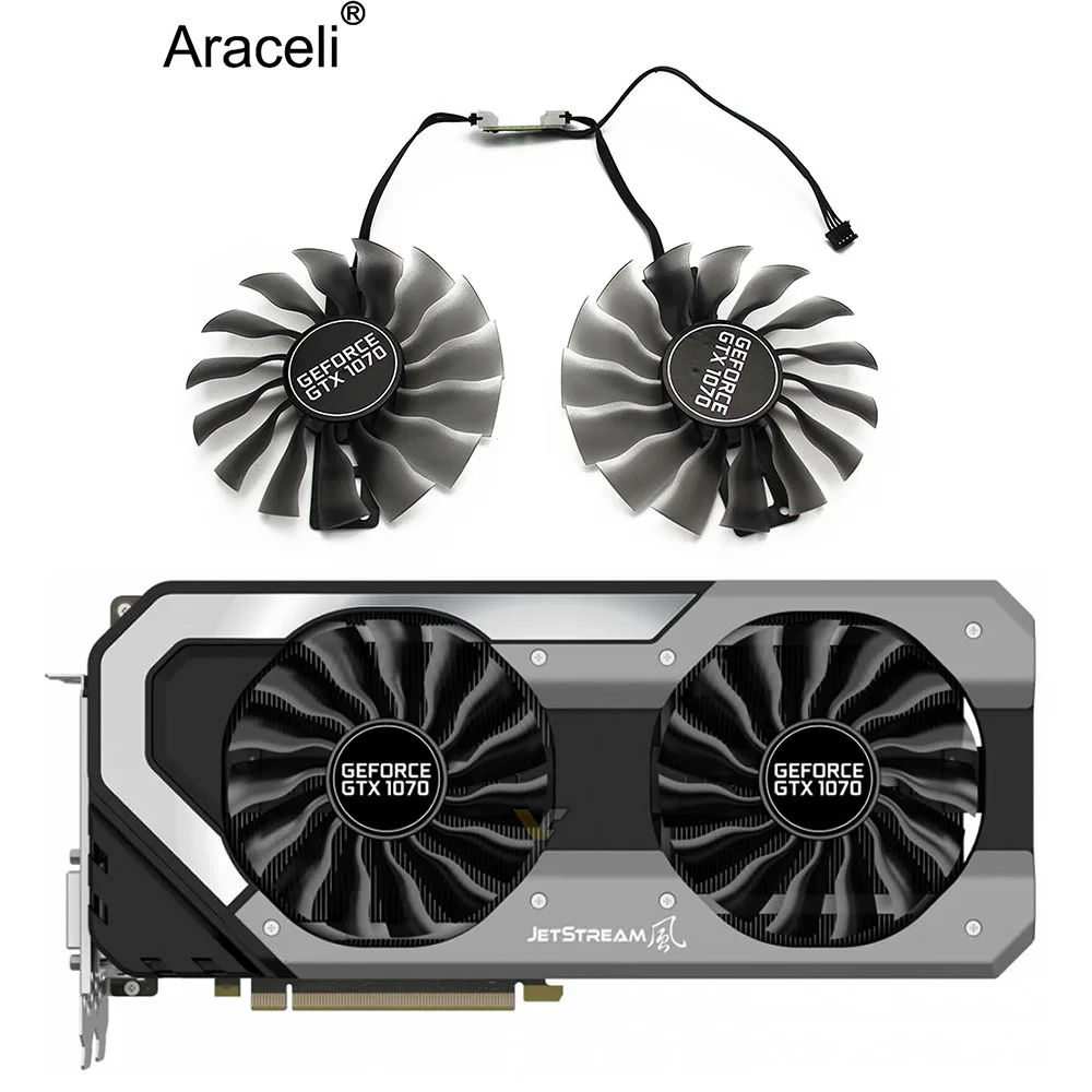 

GAA8S2U FD10015H12S DC12V 0.45A for EMTek PALIT GTX 1070 GTX1070 Super JetStream Graphics card cooling fan