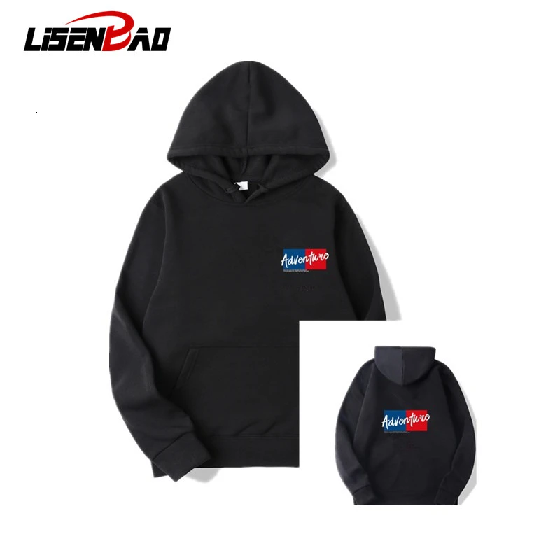 

LiSENBAO Men Blank hoodies Lose Hip Hop Street wear Sweatshirts Solid Color Personality avatar Multicolor Frauen streetwear 284