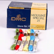 Нить DMC из 100% хлопка для вышивки крестиком выберите любые цвета