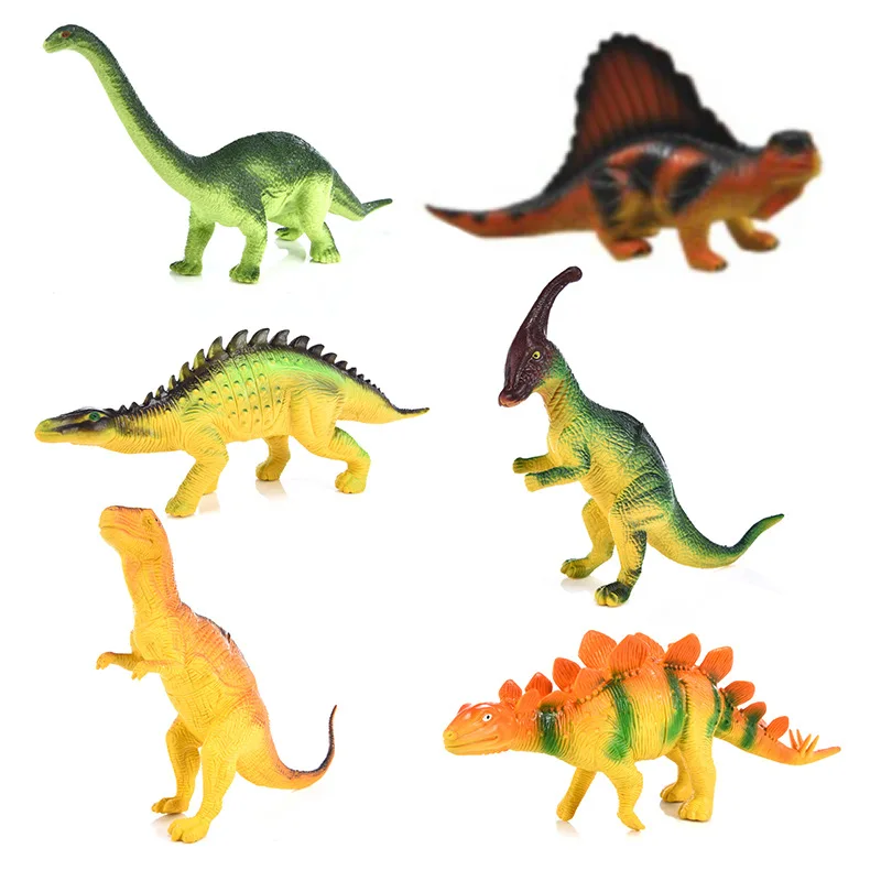 

Cross Border Jurassic Dinosaur Toy Model Plastic T-Rex Stegosaurus Model Toy Decoration Educational Toy