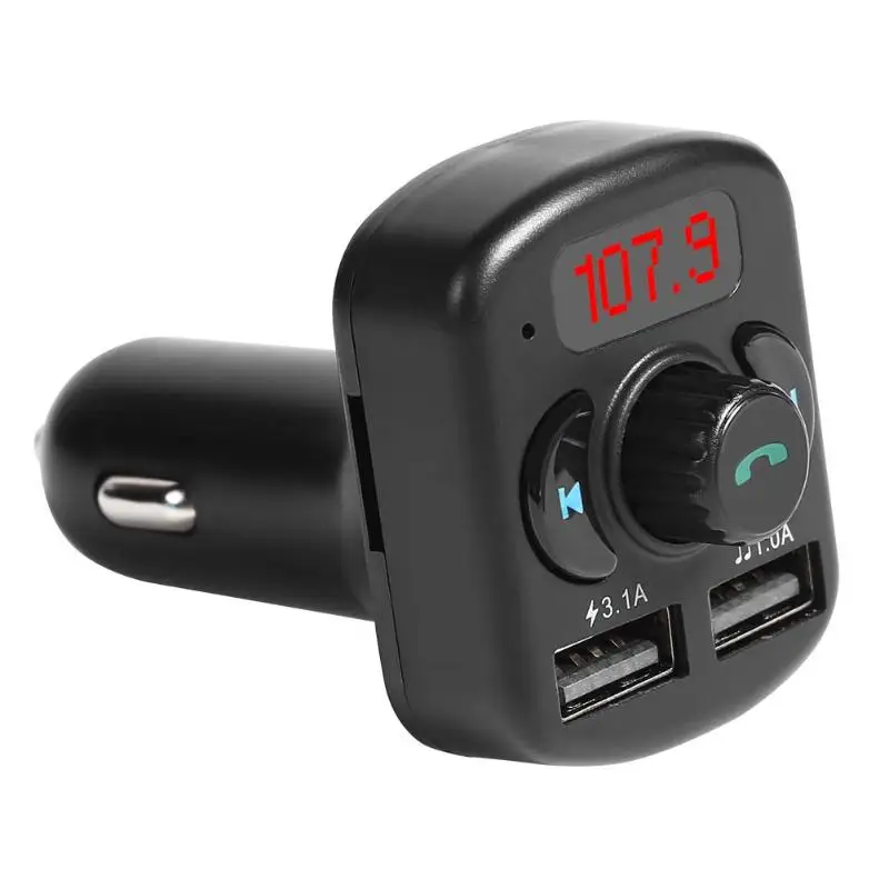 807E Bluetooth Handsfree автомобильный комплект fm-передатчик MP3-плеер 3.1A USB зарядное устройство