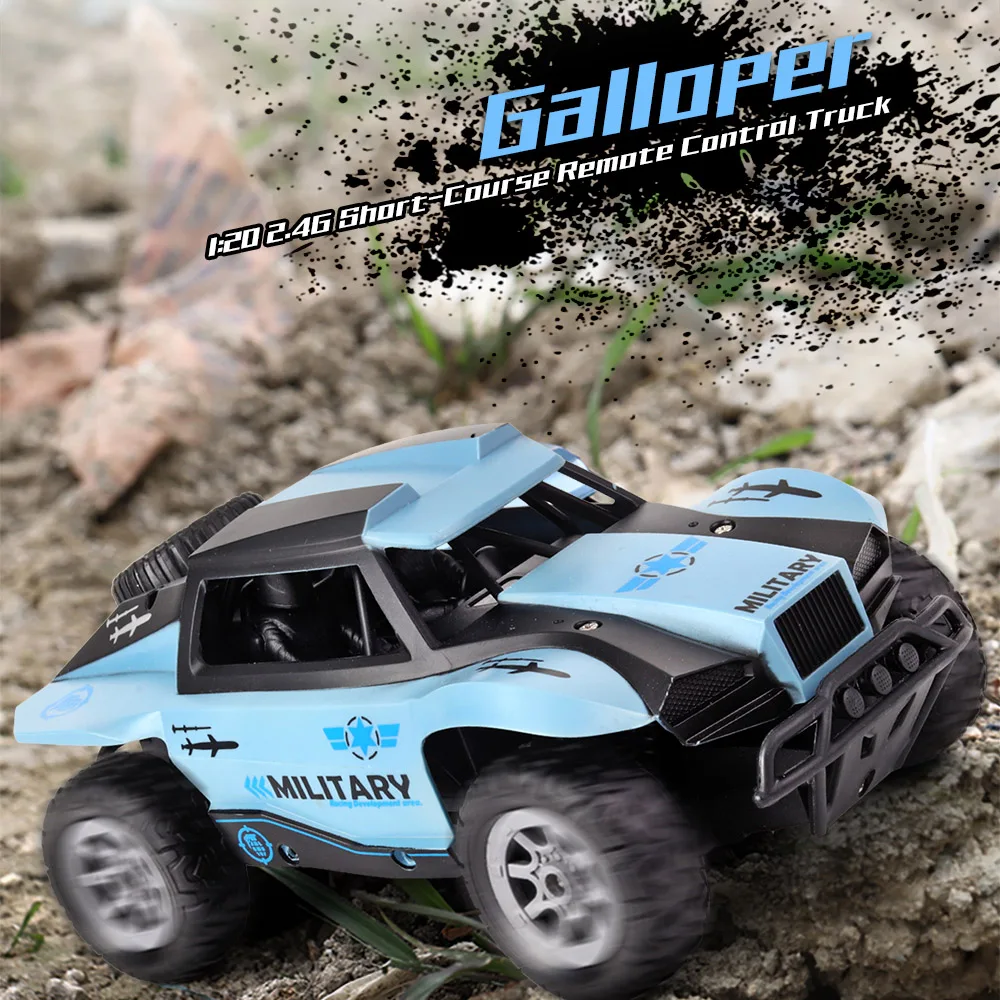 JJRC Q67 RC автомобиль 1:20 короткий гоночный автомобиль 2,4G Радиоуправляемый грузовик RC гусеничный внедорожный альпинистский автомобиль игрушка RTR