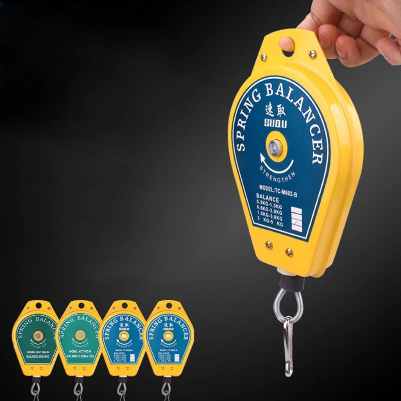

Retractable Spring Balancer Screwdriver Hanging Torque Wrench Hanger Steel Wire Rope Measuring Tool Holder Ergonomic Bal