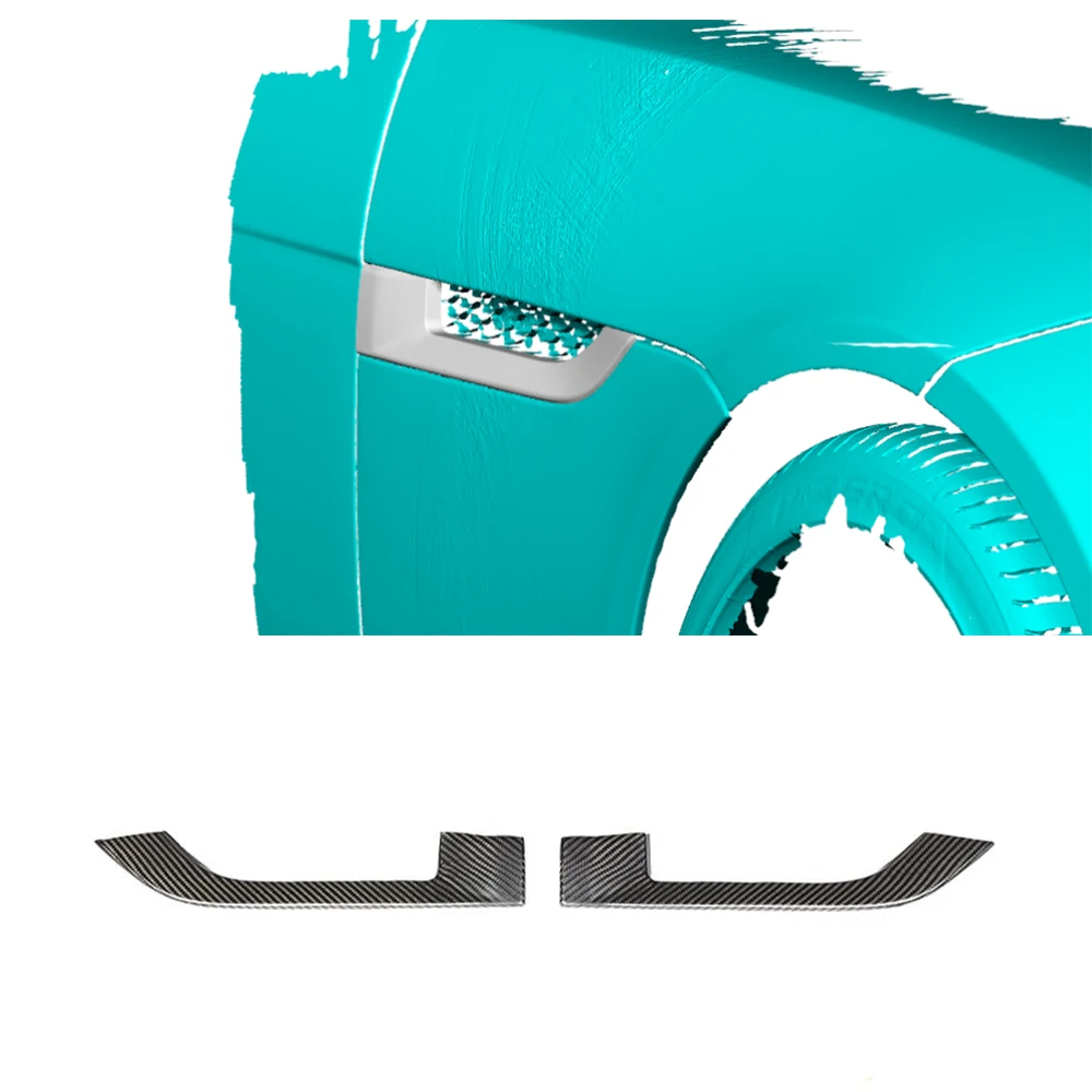 Боковые зеркала автомобиля Fender Накладка для Jaguar F-type 2013- углеродного волокна автомобиля стикер, спойлер крышка