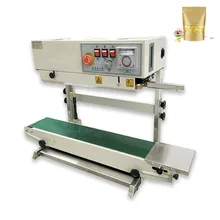 110V 220V 850W автоматическая вертикальная машина для запечатывания пластиковых пакетов с алюминиевой фольгой