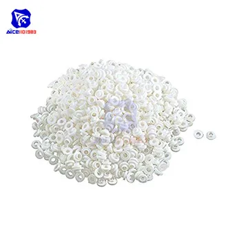 

diymore 1000PCS/Lot TO-220 TO220 220 Insulation Tablets Circle M3 Transistor Pads Bushing Plastic Insulation Washer