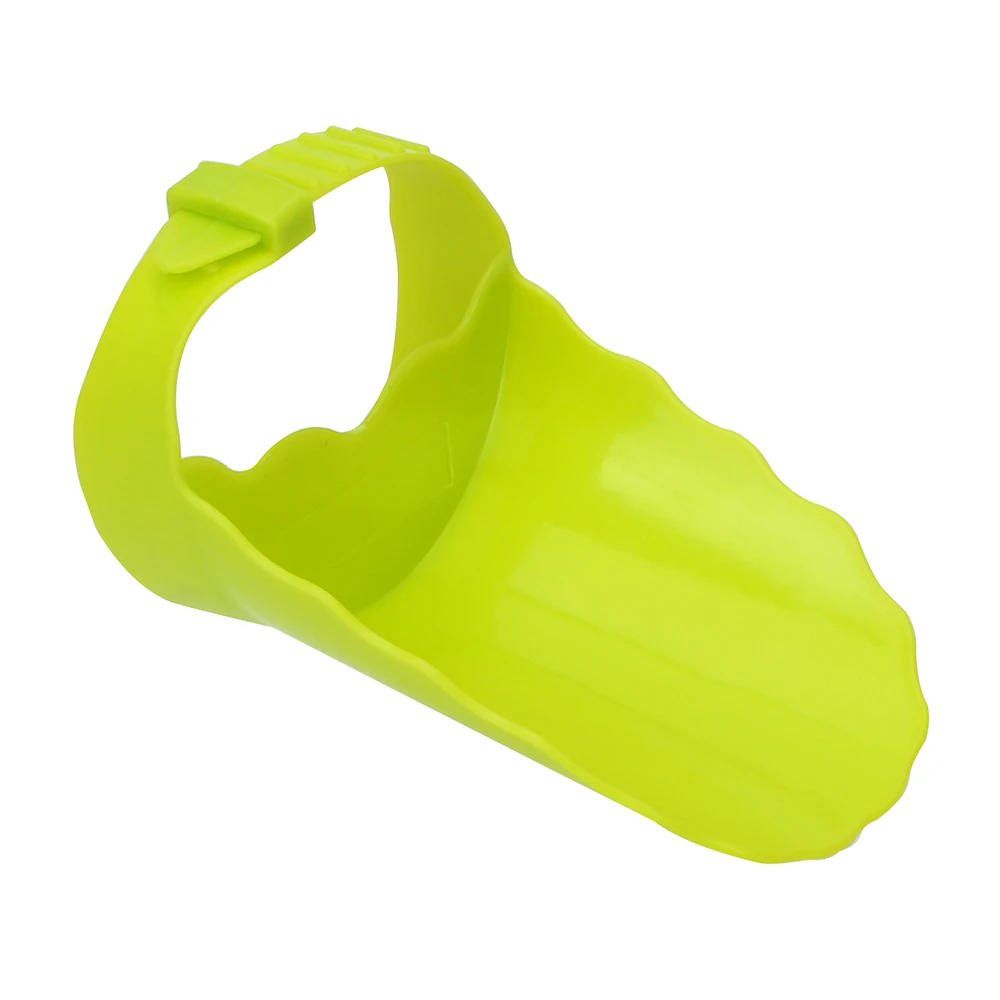 Пластиковая раковина кран-удлинитель Регулируемый Детский направляющий кран-удлинитель детское устройство для ручной стирки набор кухонных принадлежностей - Цвет: Зеленый