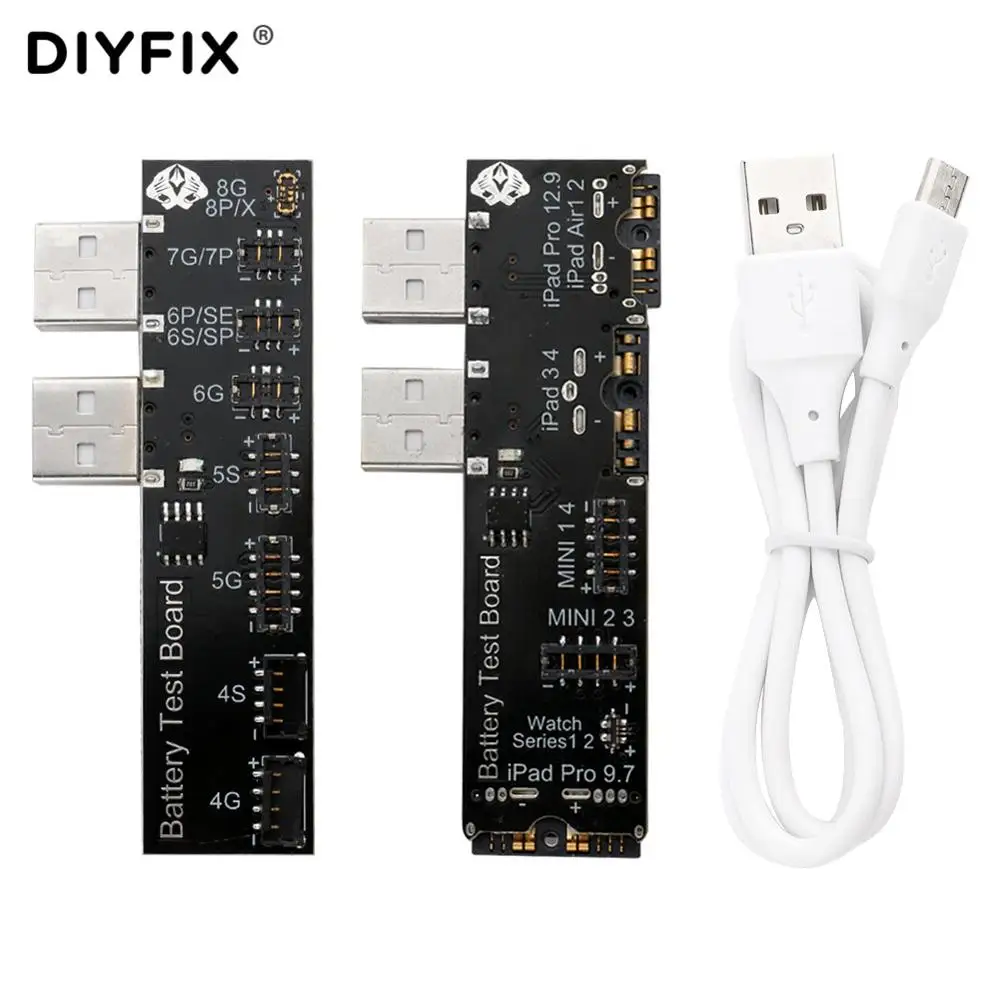 DIYFIX батарея ремонт тестер коробка для iWatch S1 S2 iPad iPhone X 8 8P 7 7P 6 6P 6S 6SP 5 5S 4 батареи проверки ключ чистый цикл