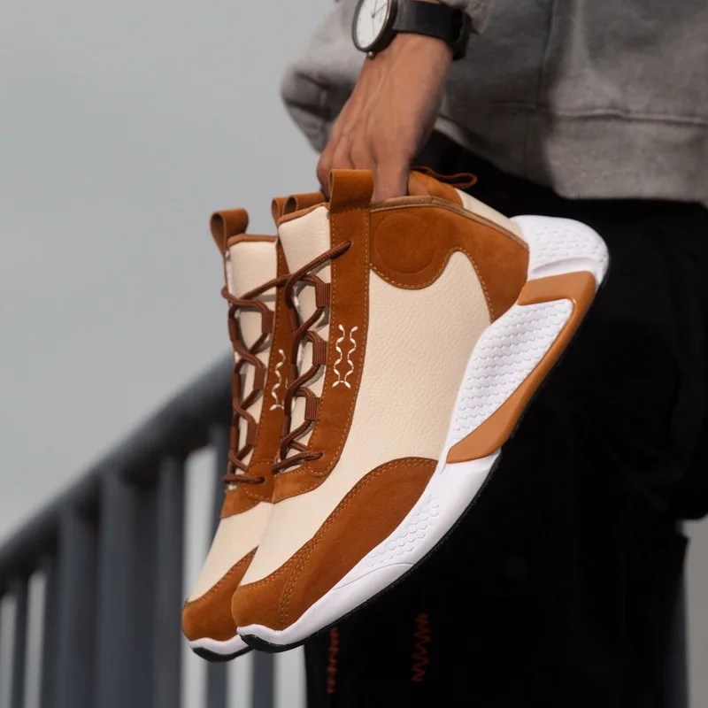 Men Sneakers Rubber Comfortable Brand Shoes Man Spring High Top Sport Shoes 2020 Zapatos Hombre Running Shoes For Men Lace-up