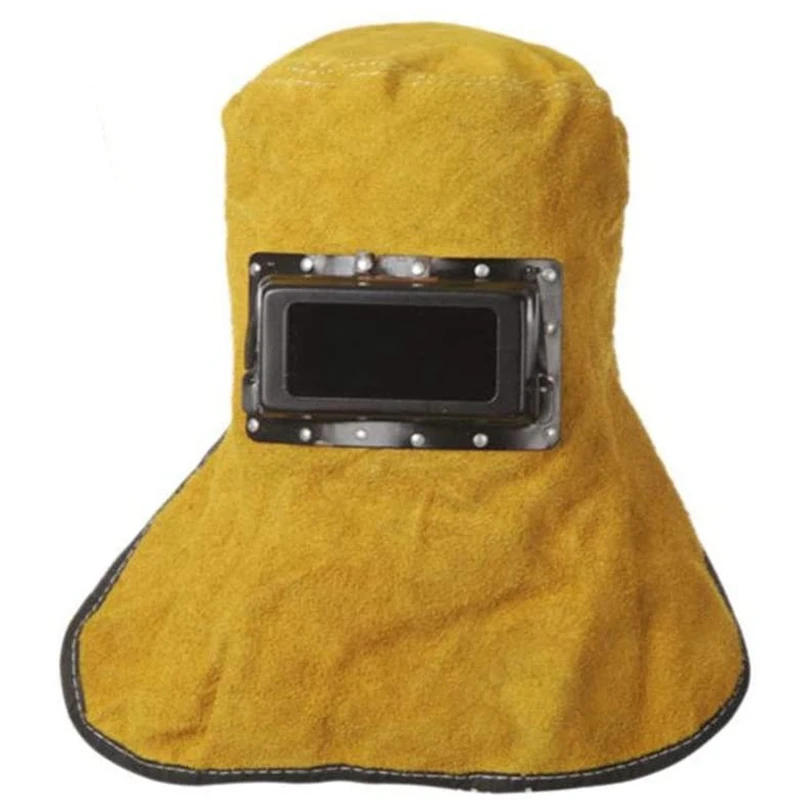 

Head-Wearing Leather Protective Welding Helmet Double-Turn Welding Special Head Protective Helmet