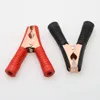 2PCS Hot 100A Car Alligator Clips Battery Clamps Crocodile Clip Red Black Positive Negative 90mm length Red Black ► Photo 2/6