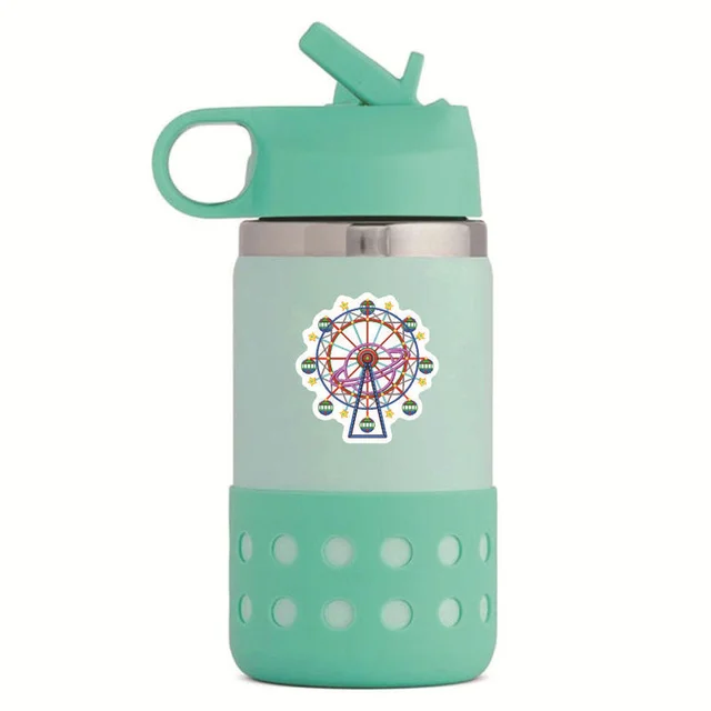 Ello 12oz Stainless Steel Ride Kids' Water Bottle Green