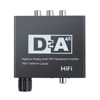 

Optical Coaxial Switch RCA 3.5mm Jack Digital to Analog Audio Adapter Converter LX9A