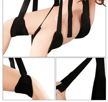Sex Erotic Toys shop tool for Couples Sex Swing Soft Sex Furniture Fetish Bandage Love 18+ Adult game Chairs Hanging Door Swing 5