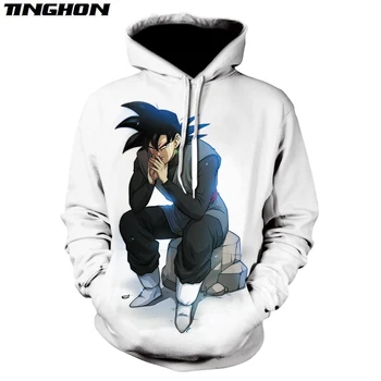 

Dragon Ball Z Vegeta Resurrection Hoodies Women Men Anime Super Saiyan Goku Hoodie Plus Size XS 6XL 7XL DB12
