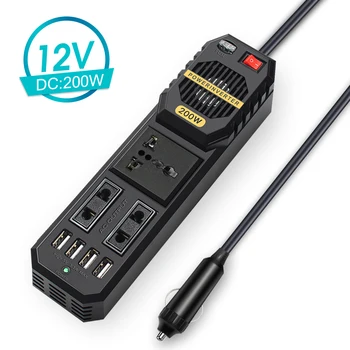 

Car Power Inverter DC 12V to AC 220V Voltage Transformer Converter USB Charger Auto Inversor for iphone ipad Power Inverter