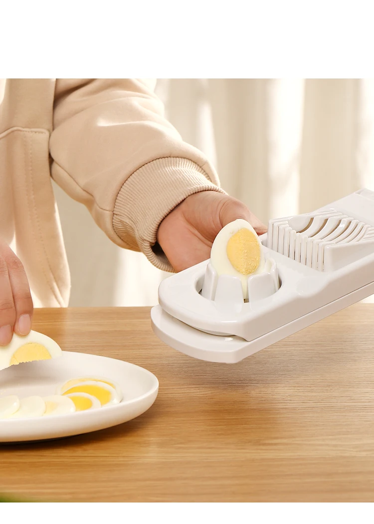 Egg Slicer Dicer For Hard Boiled Eggs Stainless Steel Blades Cutter Tool - Egg Tools