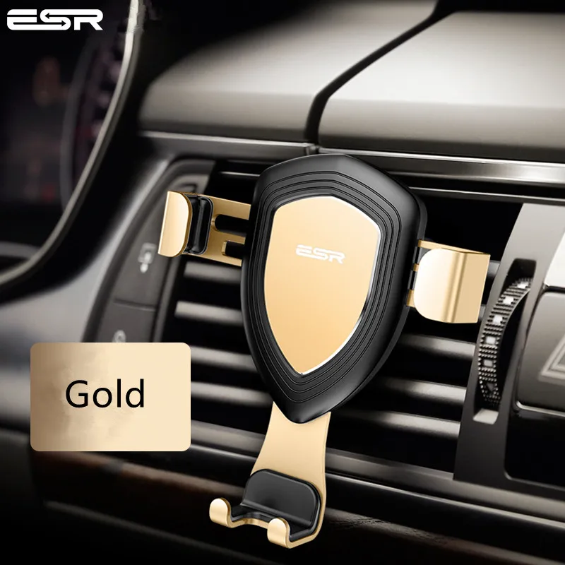 ESR Автомобильный держатель для iPhone 8X6 Gravity Reaction Air Vent держатель для телефона подставка-держатель для сотового телефона для samsung S9 S8 Xiaomi